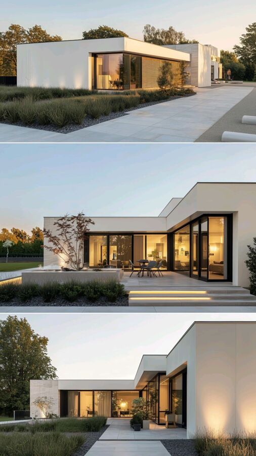 Extension moderne toit plat