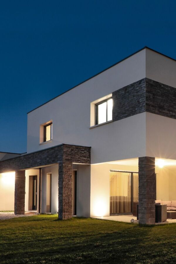 Extension moderne toit plat