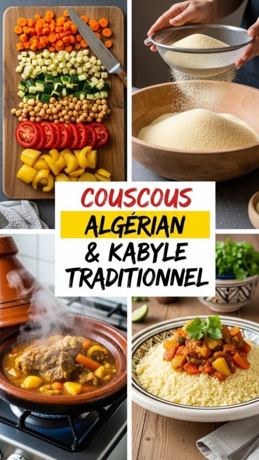 Secrets cuisine traditionnelle kabyle
