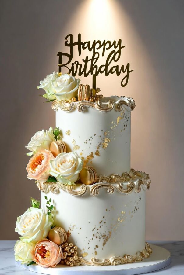 gâteau d'anniversaire réussi