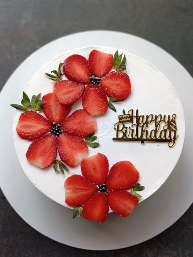 gâteau d'anniversaire réussi