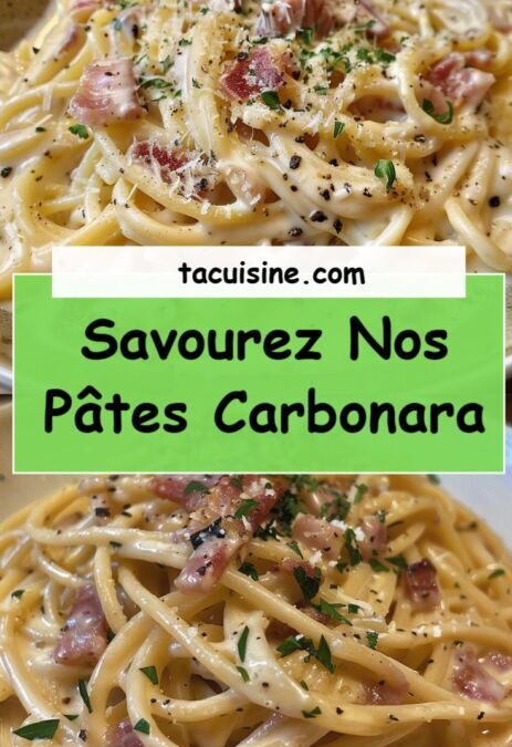Pâte carbonara recette facile : comment réussir un plat authentique rapidement