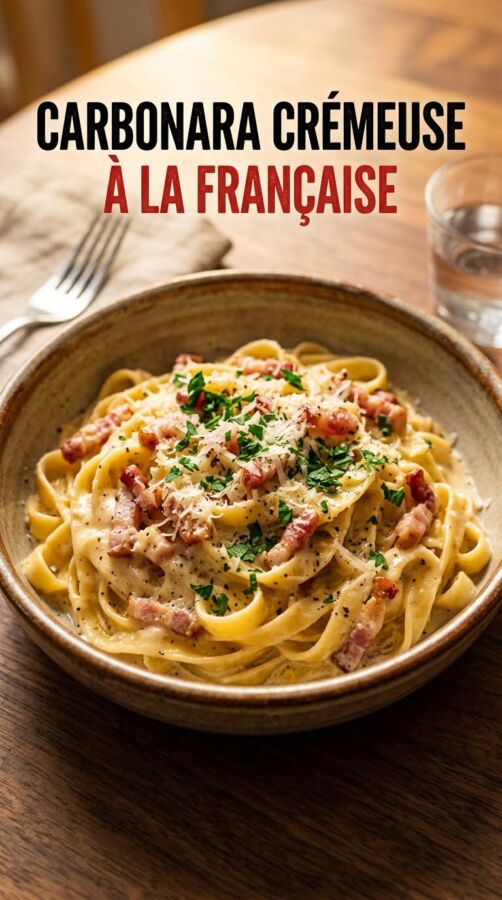 Recette authentique de carbonara