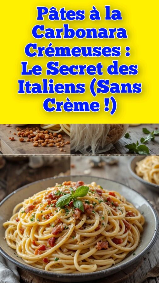 Recette authentique de carbonara