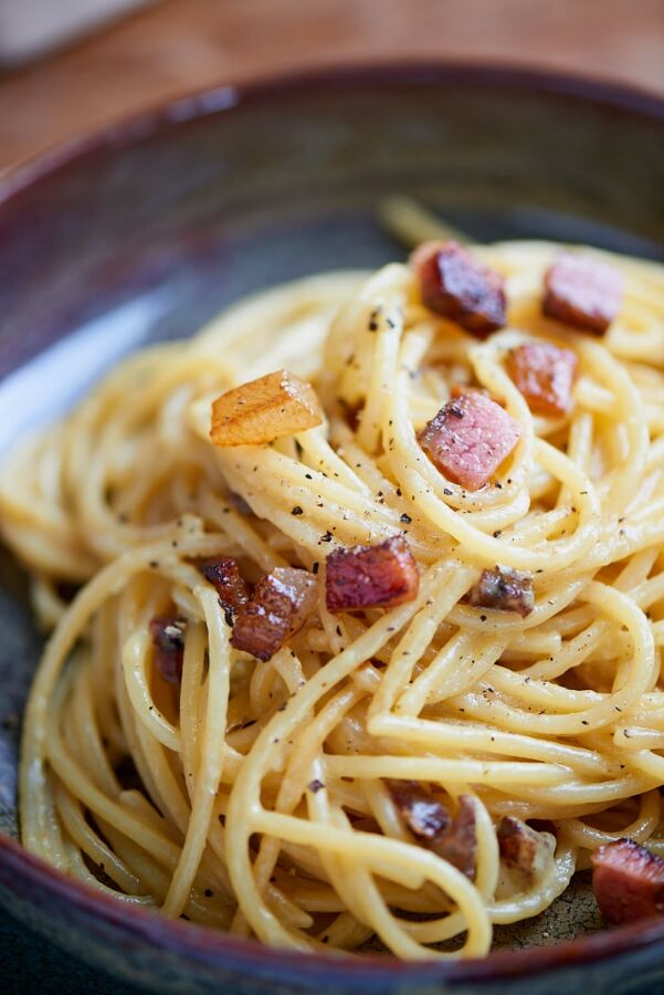 Recette authentique de carbonara