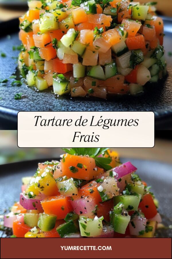 Tartare de légumes frais
