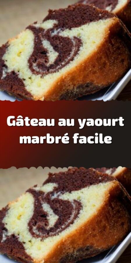 Recette dessert marbré