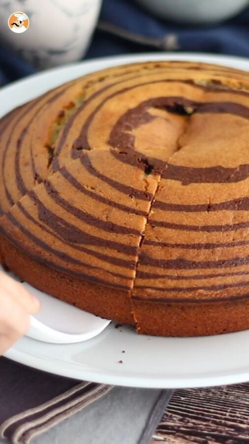 Gâteau marbré maison