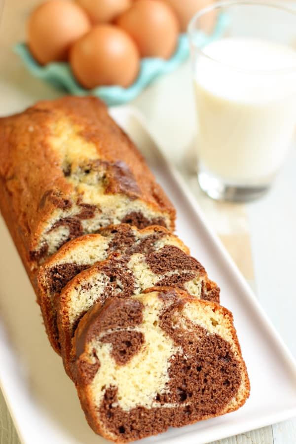 Recette dessert marbré