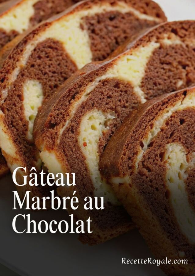 Gâteau marbré maison