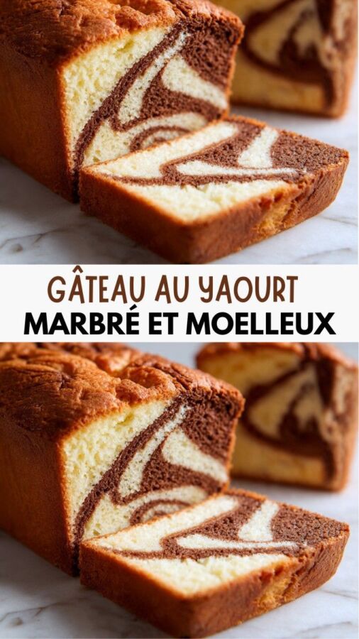 Recette dessert marbré
