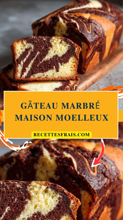 Recette dessert marbré
