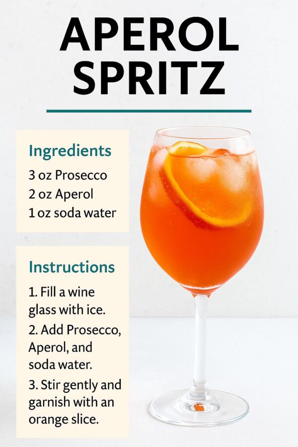 Spritz pour apéritifs