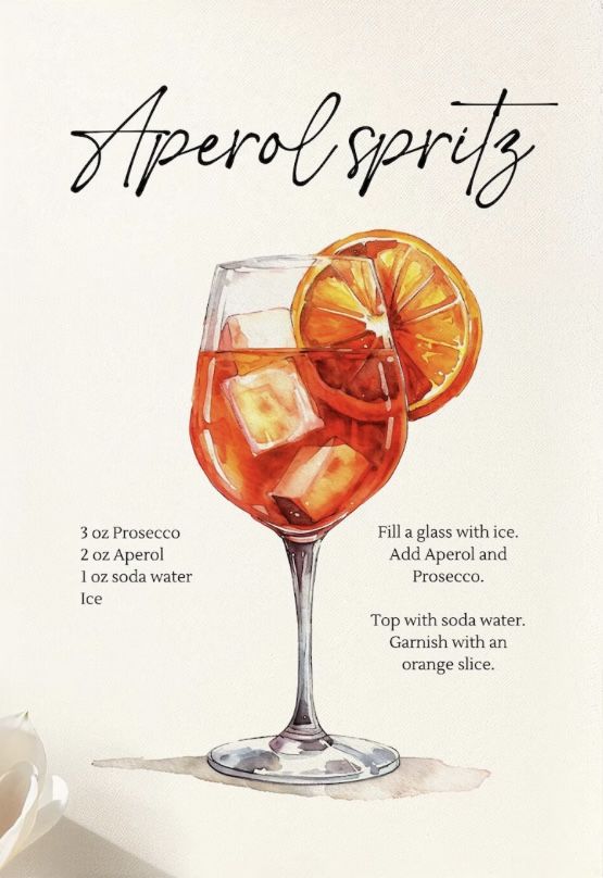 Spritz pour apéritifs