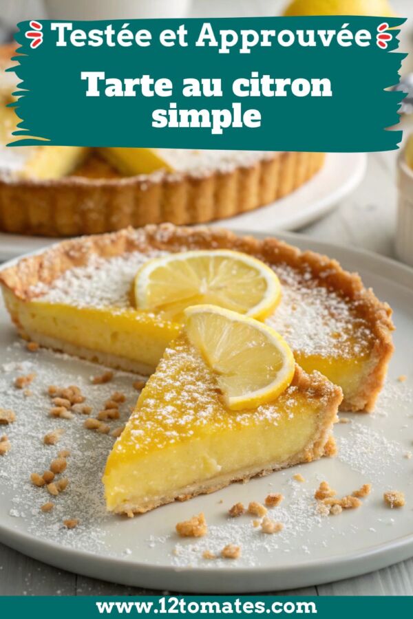 Tarte au citron légère