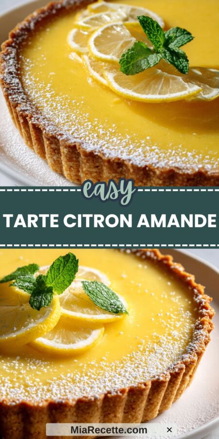 Tarte au citron légère