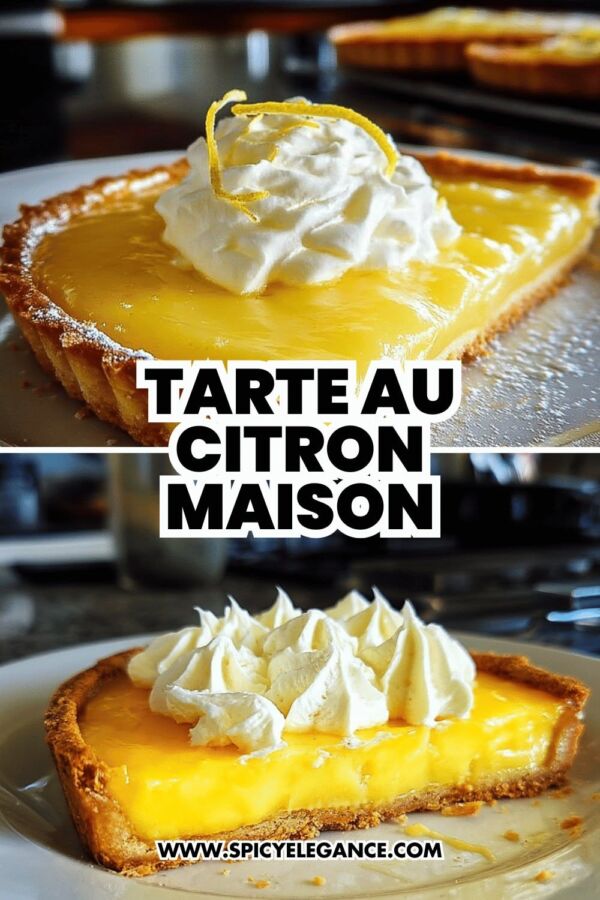 Tarte au citron légère