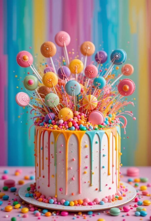 Gâteau d'anniversaire simple
