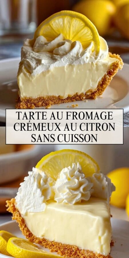 Tarte citron légère