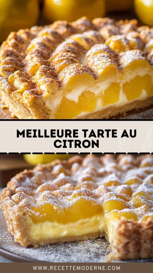 Recette facile tarte citron