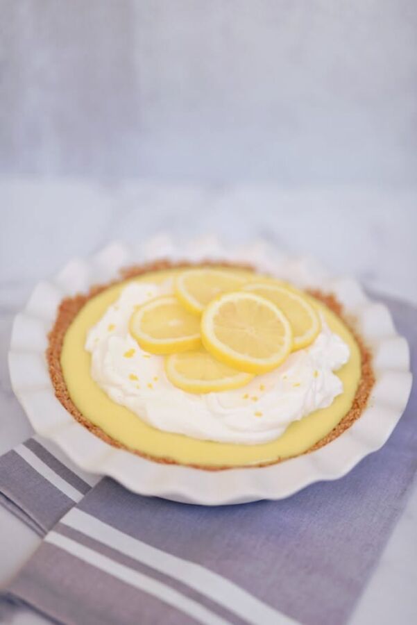 Tarte citron légère