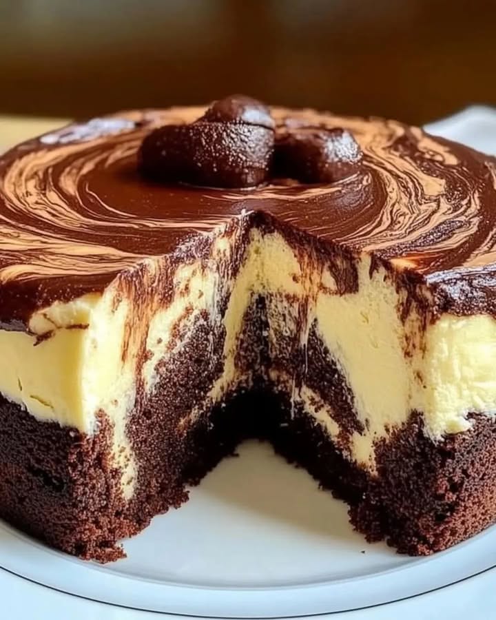 Gâteau marbré délicieux