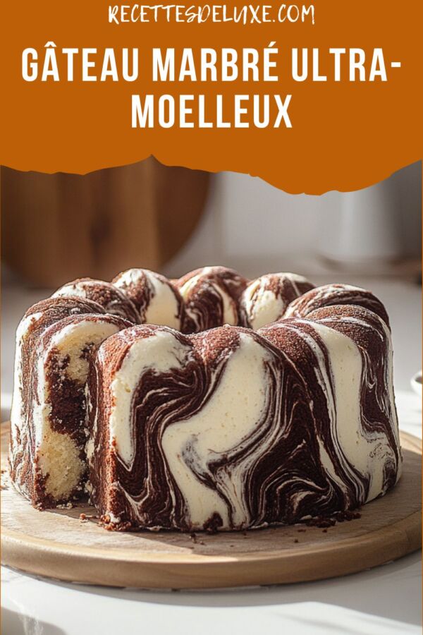 Gâteau marbré délicieux
