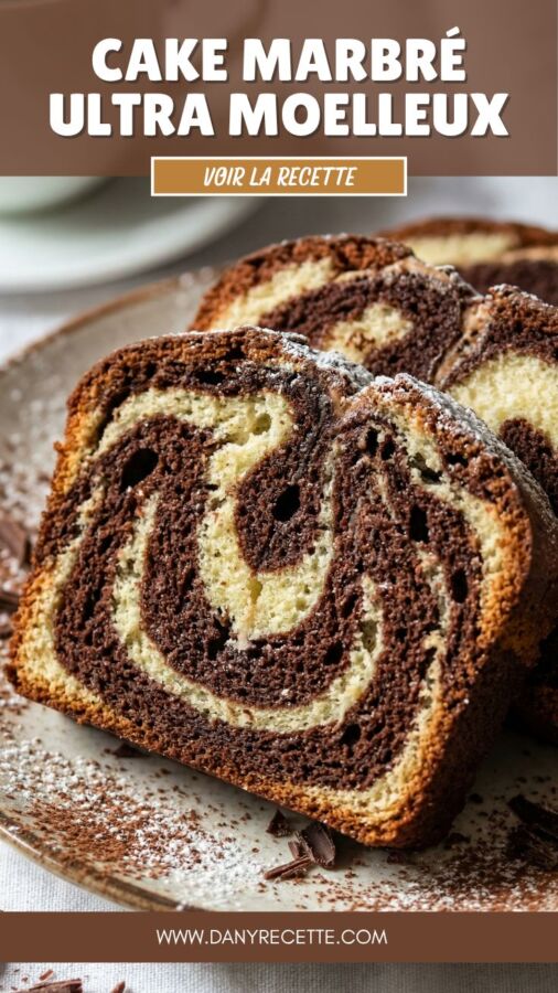 Gâteau marbré délicieux