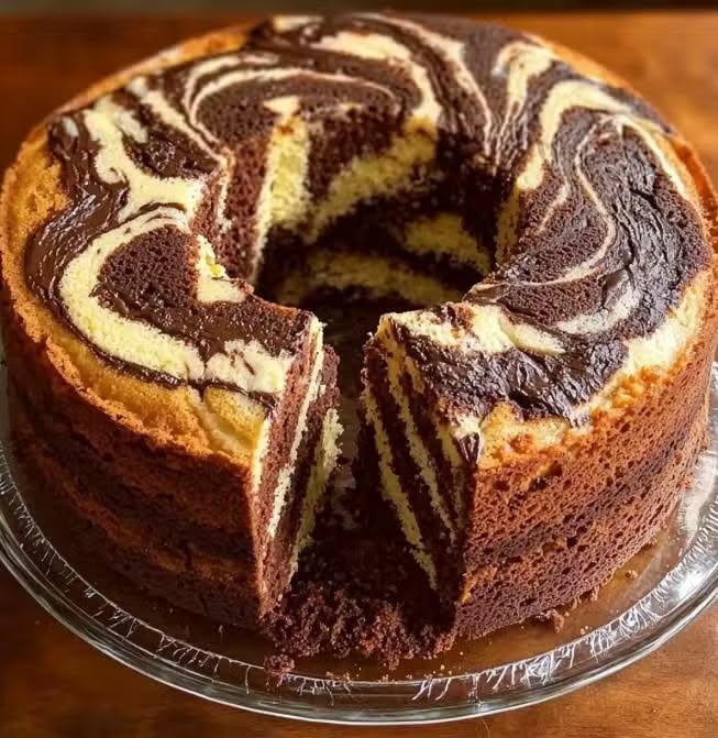 Recette facile gâteau marbré
