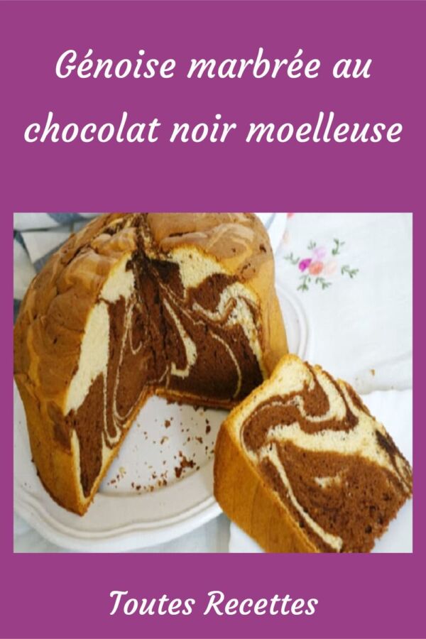Gâteau marbré délicieux