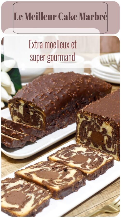 Gâteau marbré délicieux