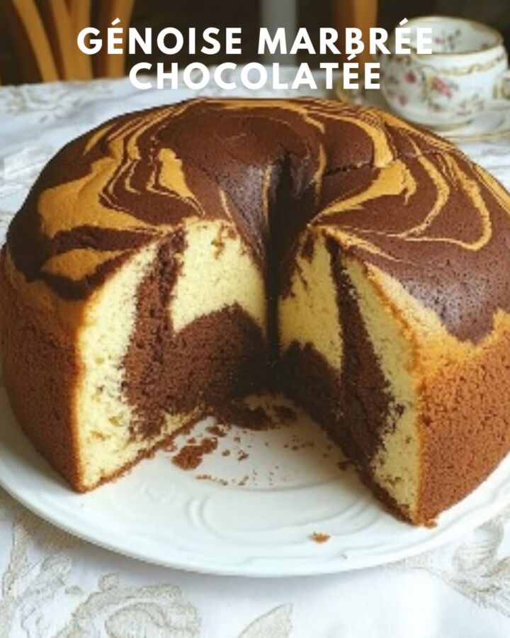 Recette facile gâteau marbré