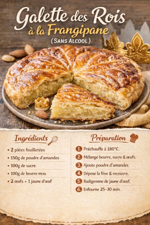 Galette des rois frangipane